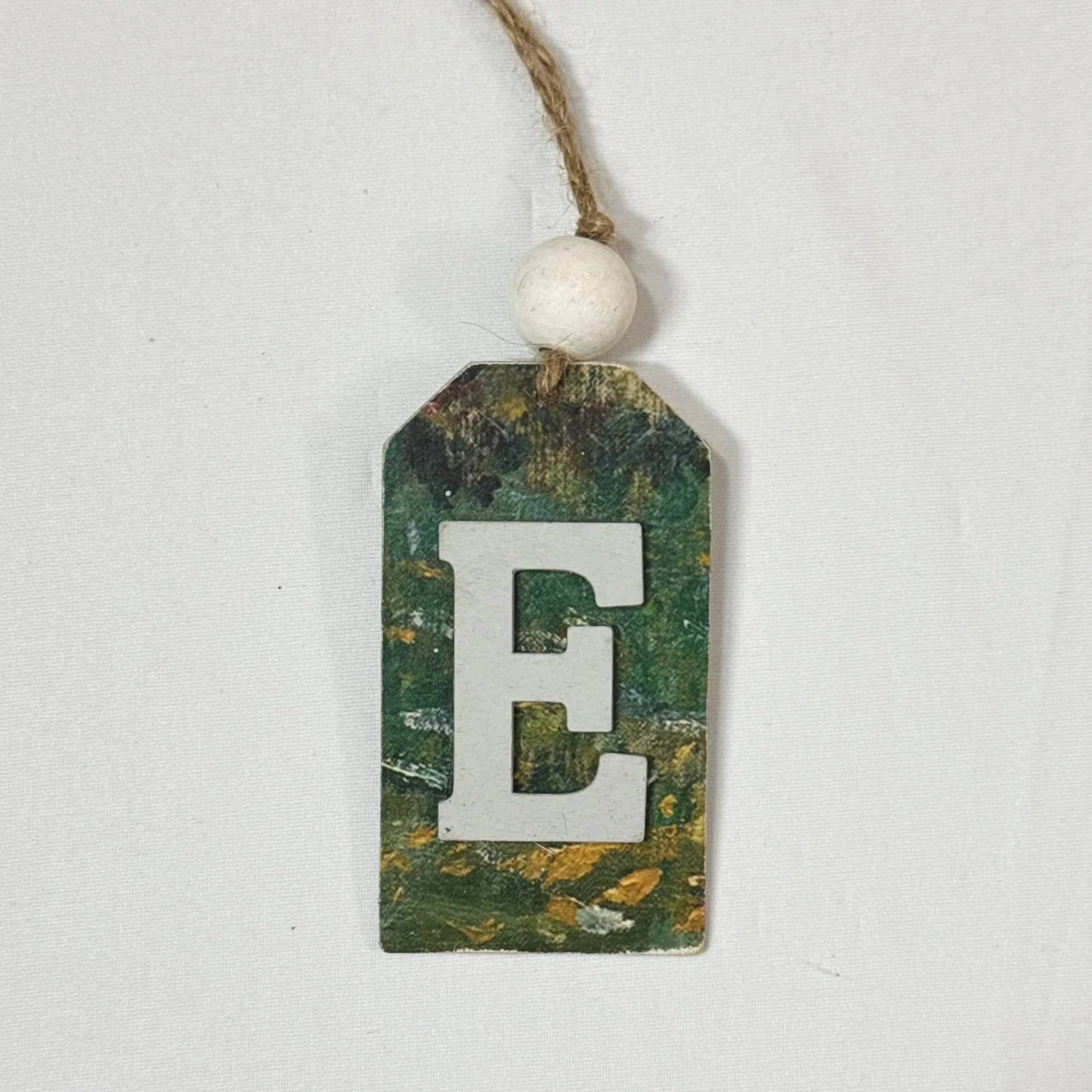 Monogram Gift Tag: E