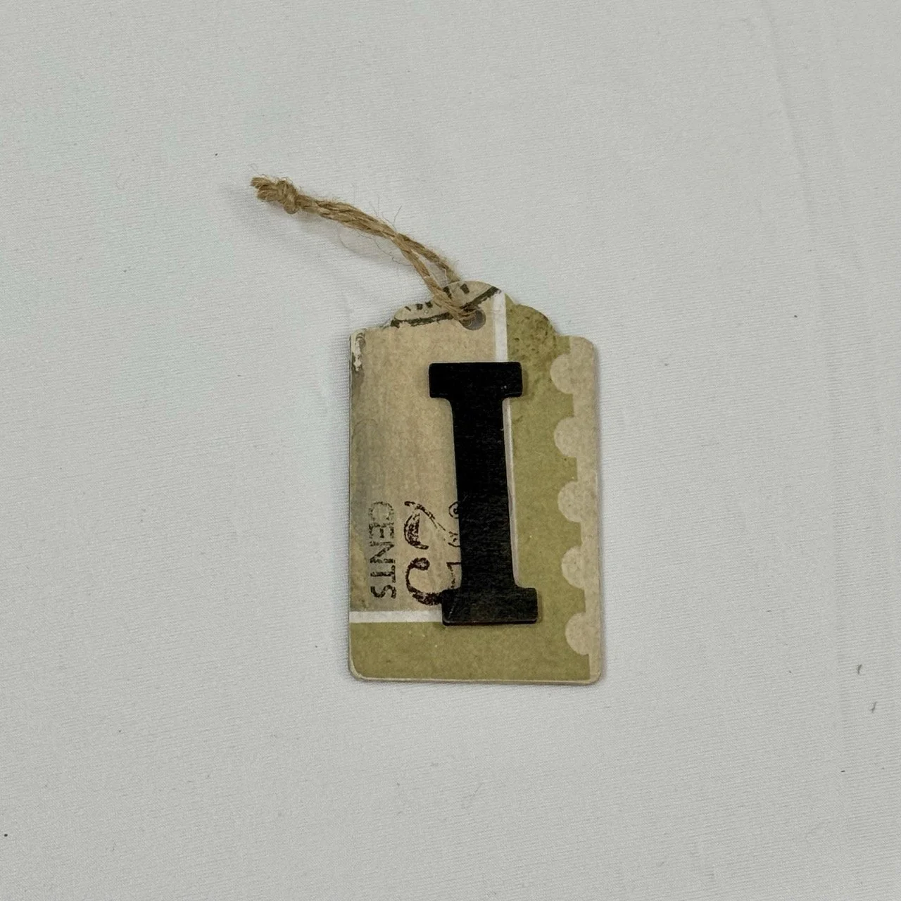 Monogram Gift Tag: I (neutral)