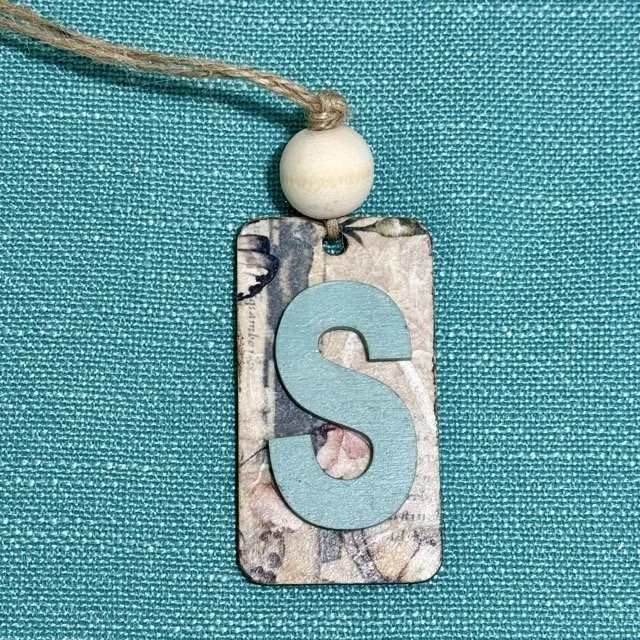 Monogram Gift Tag: S