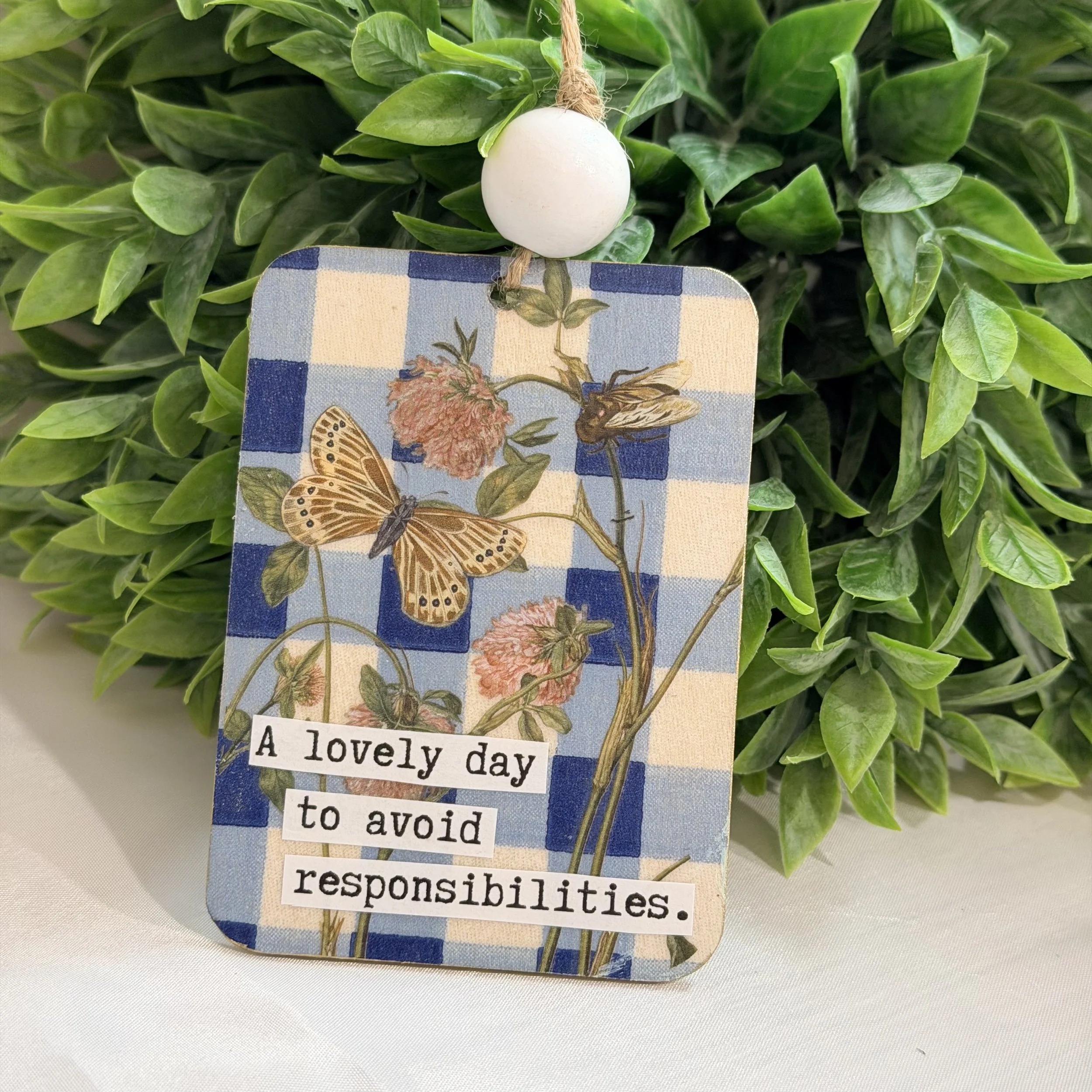 Wooden Gift Topper & Reusable Gift Tag | Gift Wrapping Embellishment