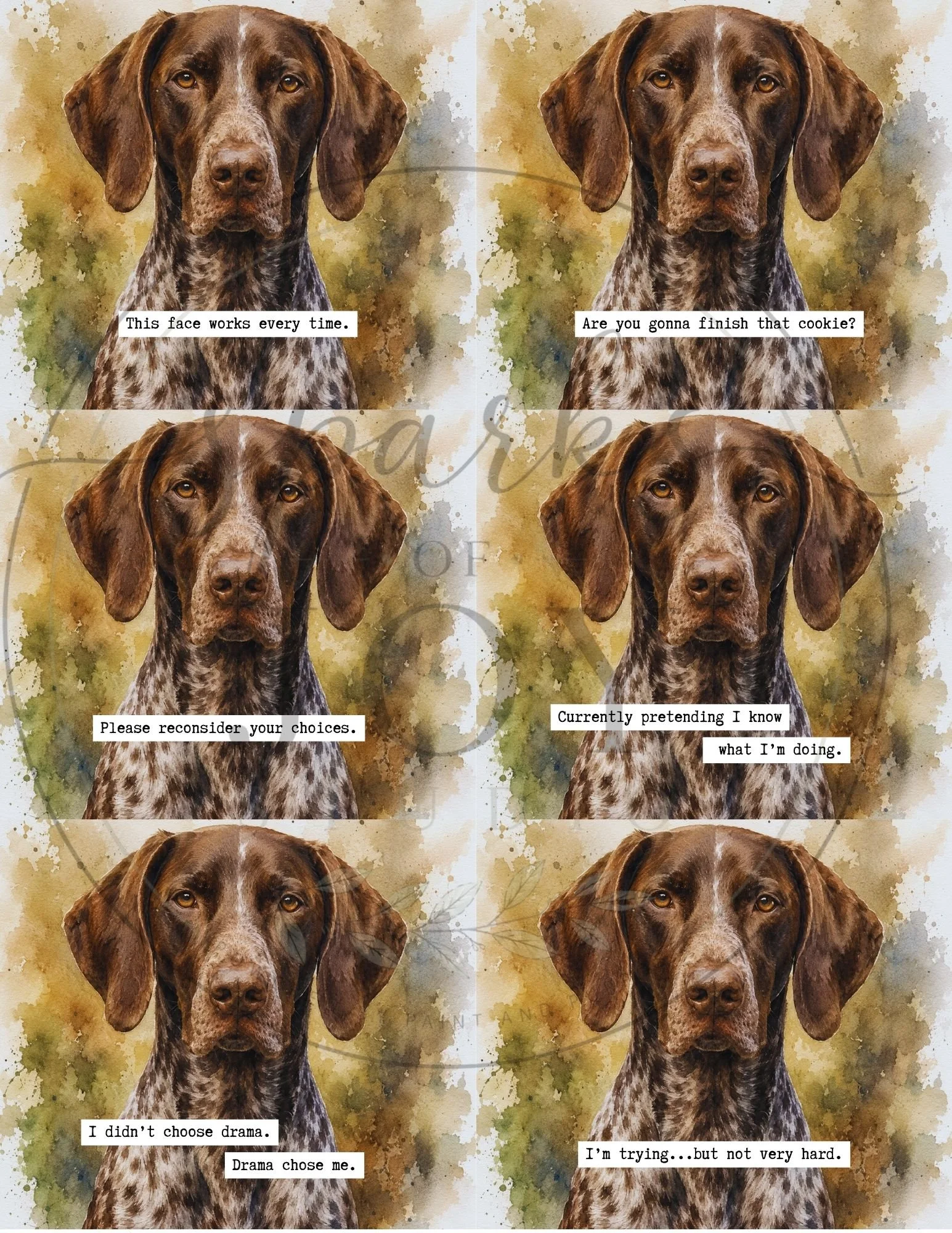 *digital download* German Shorthaired Pointer