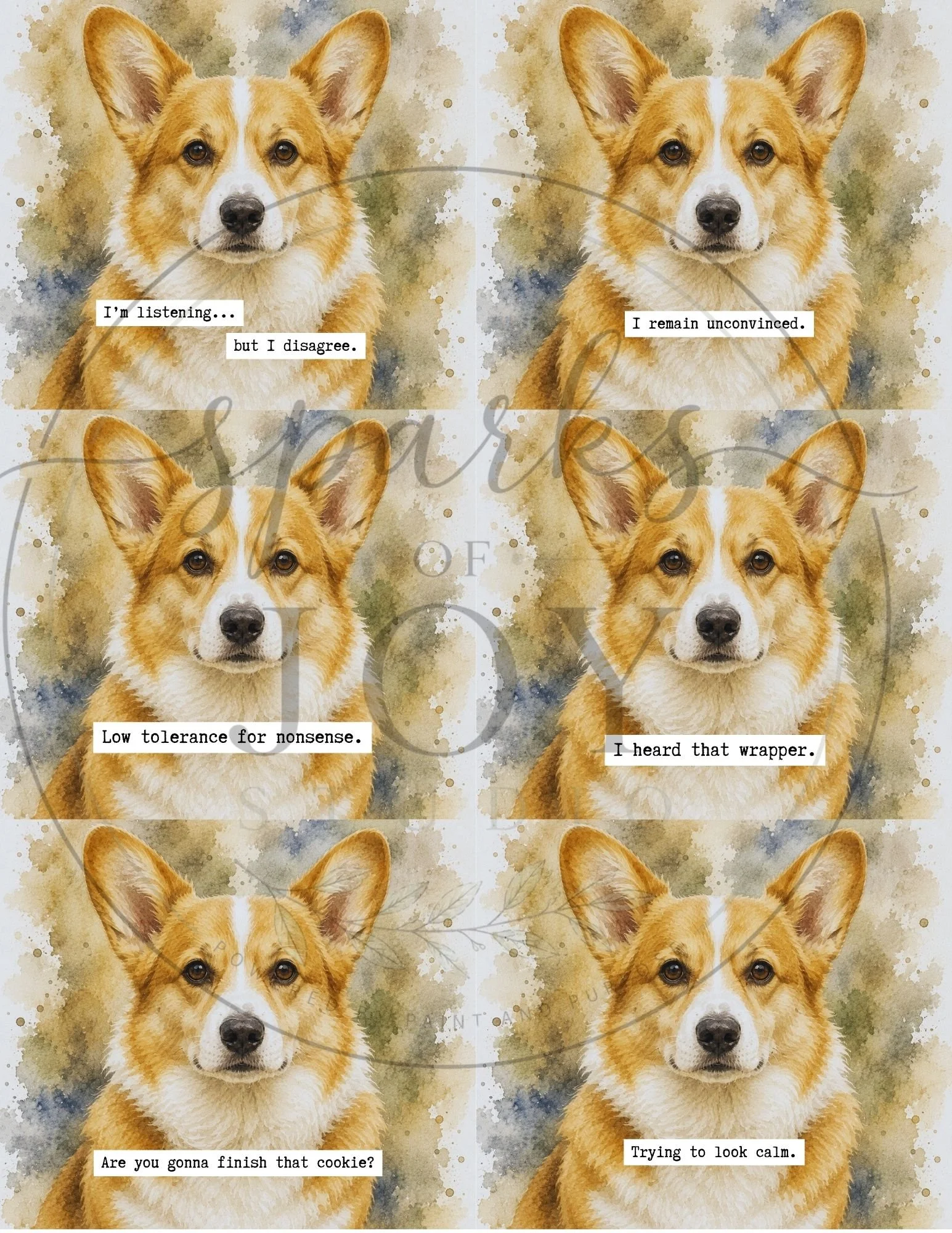 *digital download* Corgi