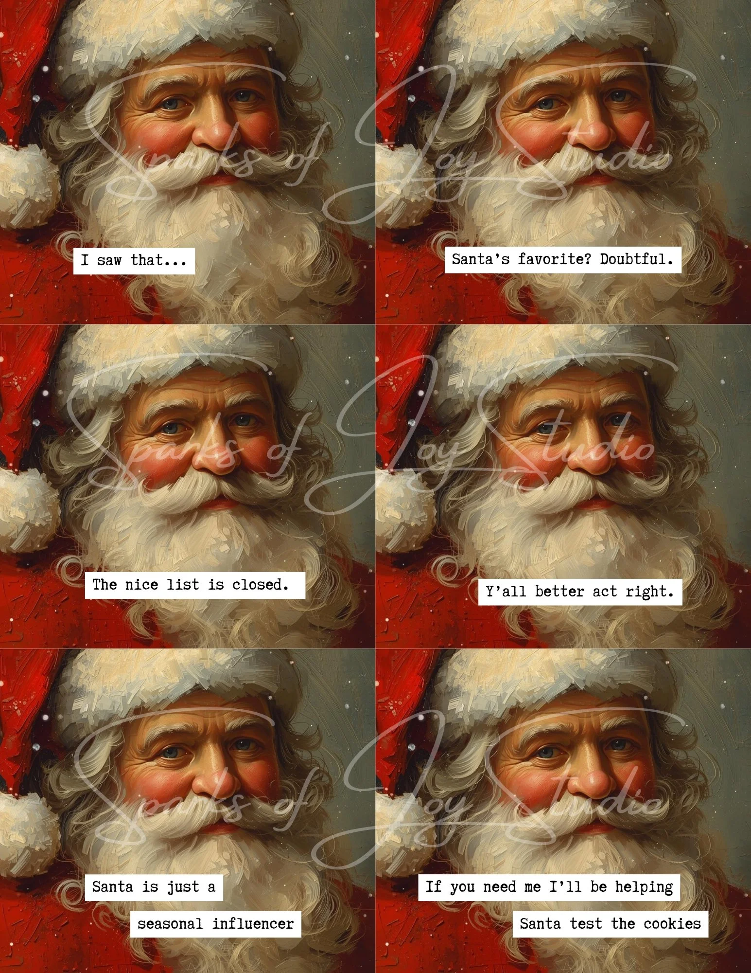 *digital download* Santa-6
