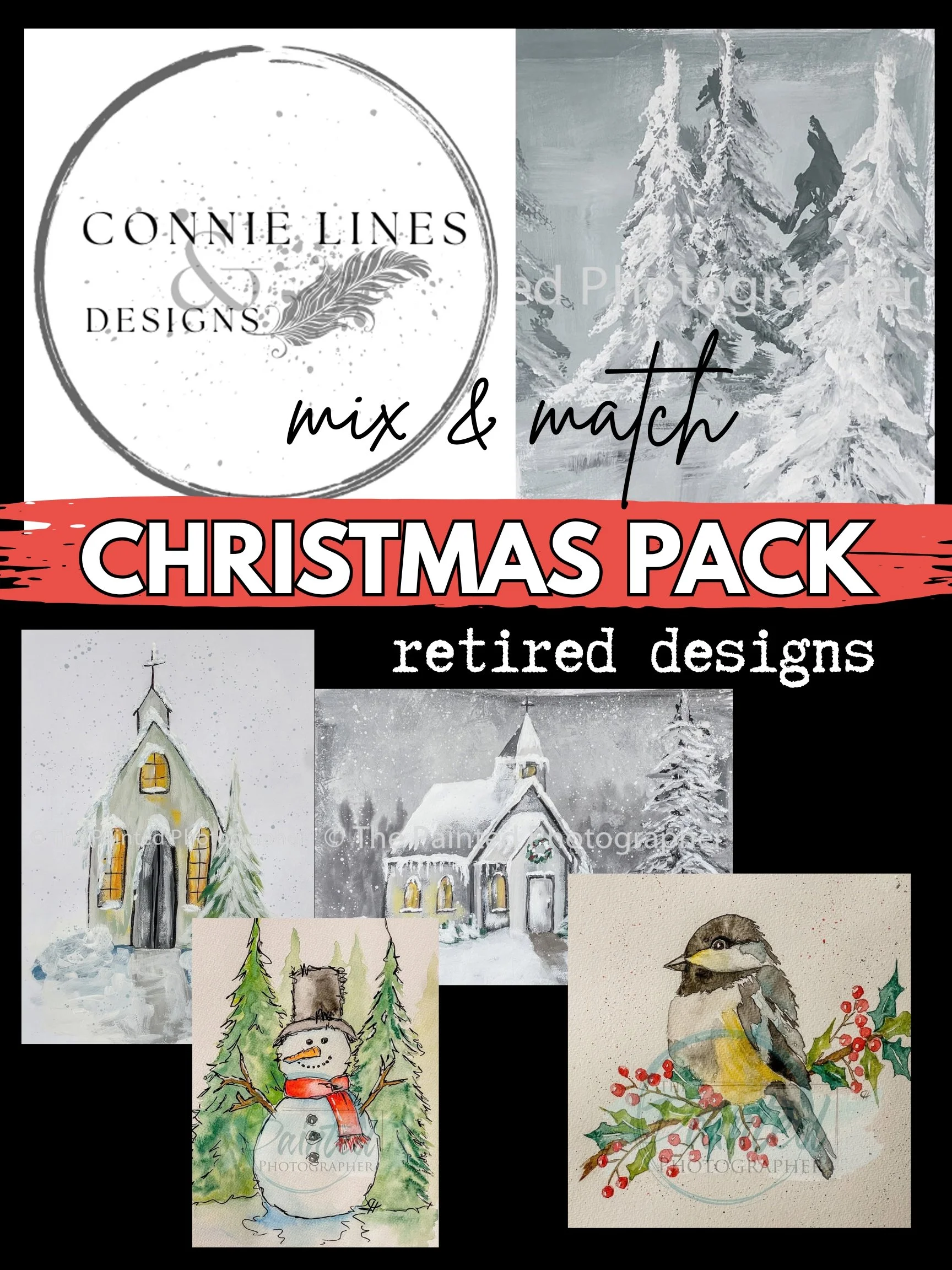 🎁 Mix & Match Christmas Pack (RETIRED DESIGNS)