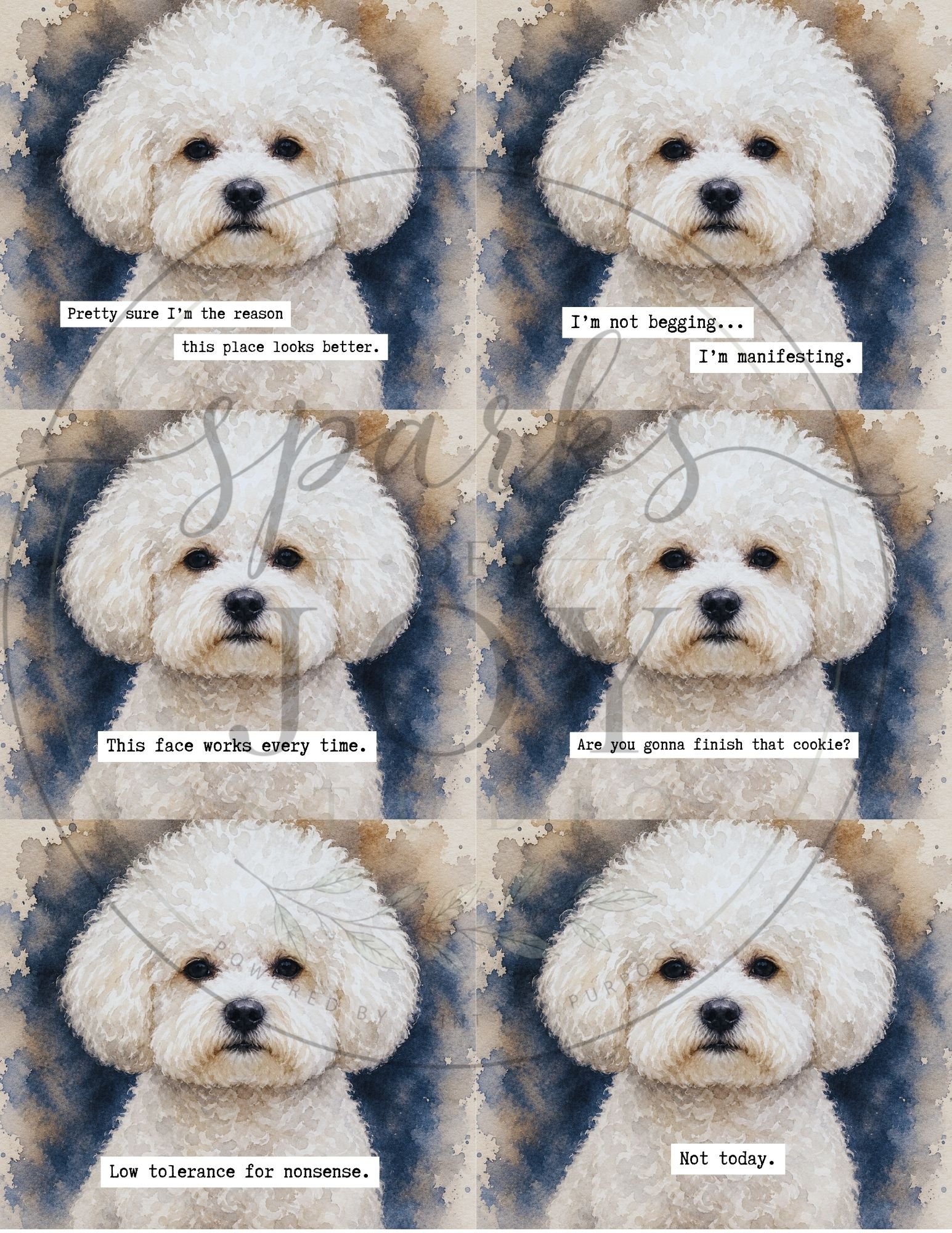 *digital download* Bichon Frise