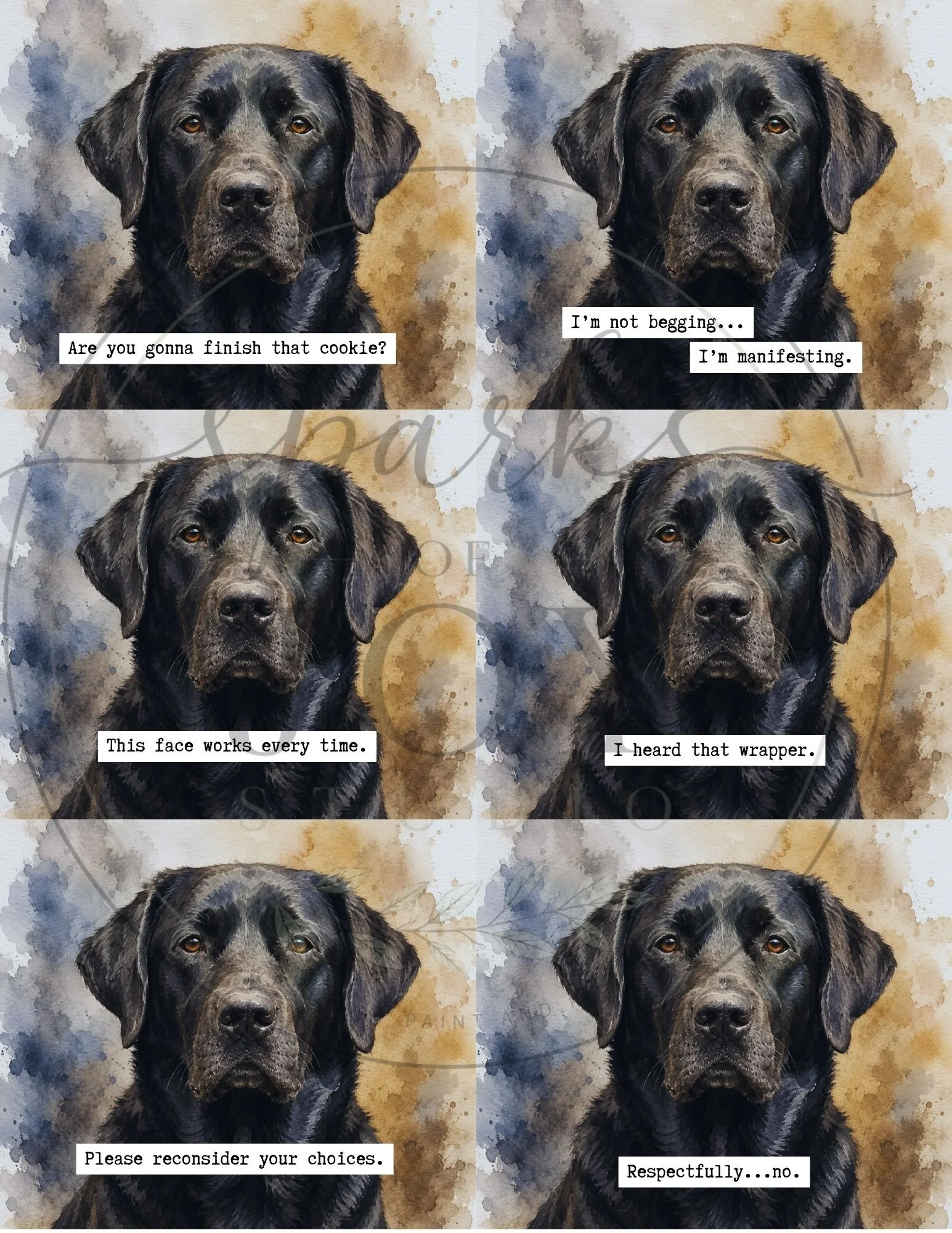 *digital download* Black Labrador Retriever