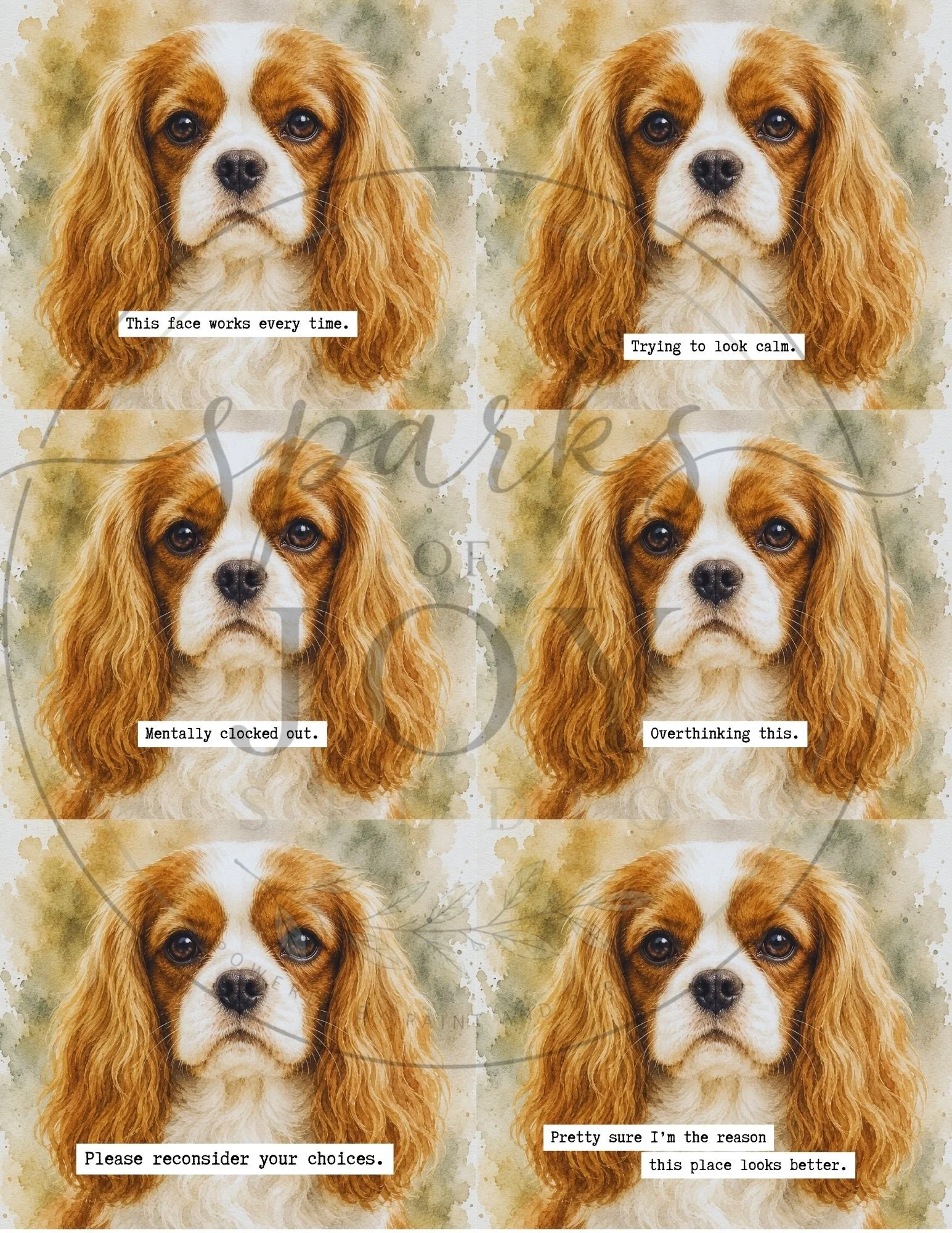 *digital download* Cavalier King Charles Spaniel