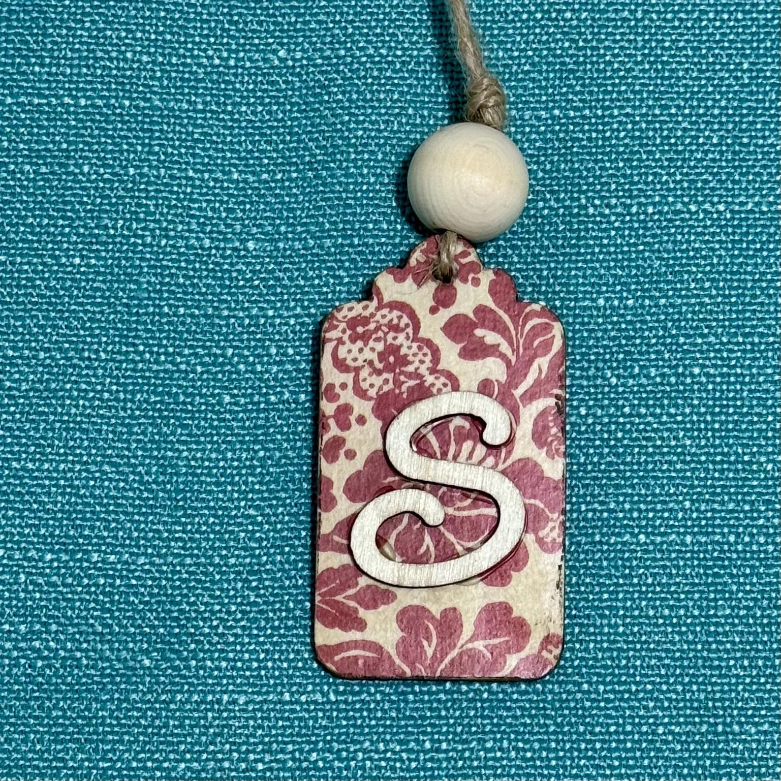 Monogram Gift Tag: S