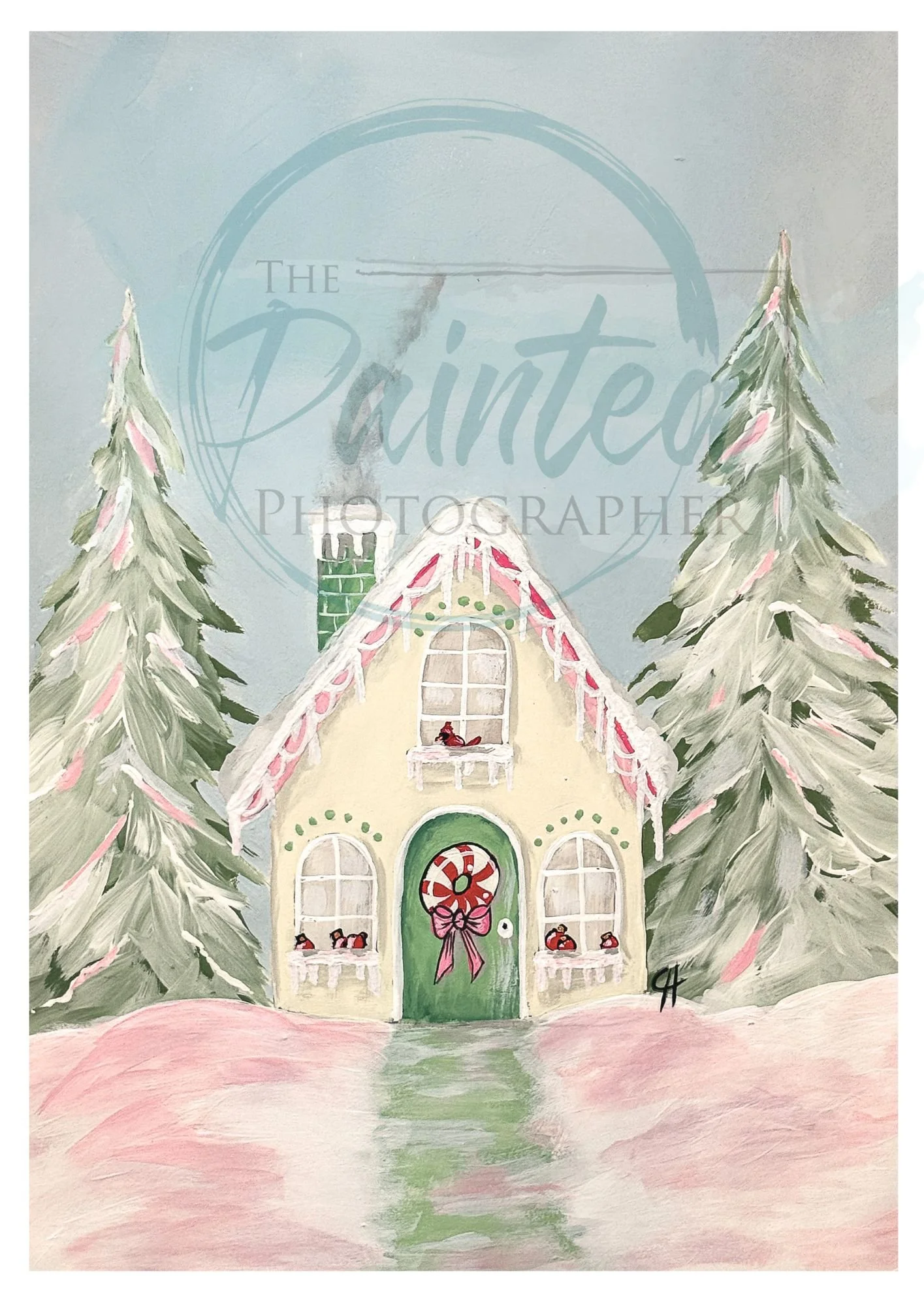 *SPECIAL EDITION* Peppermint Cottage (8x10)