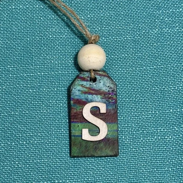 Monogram Gift Tag: S