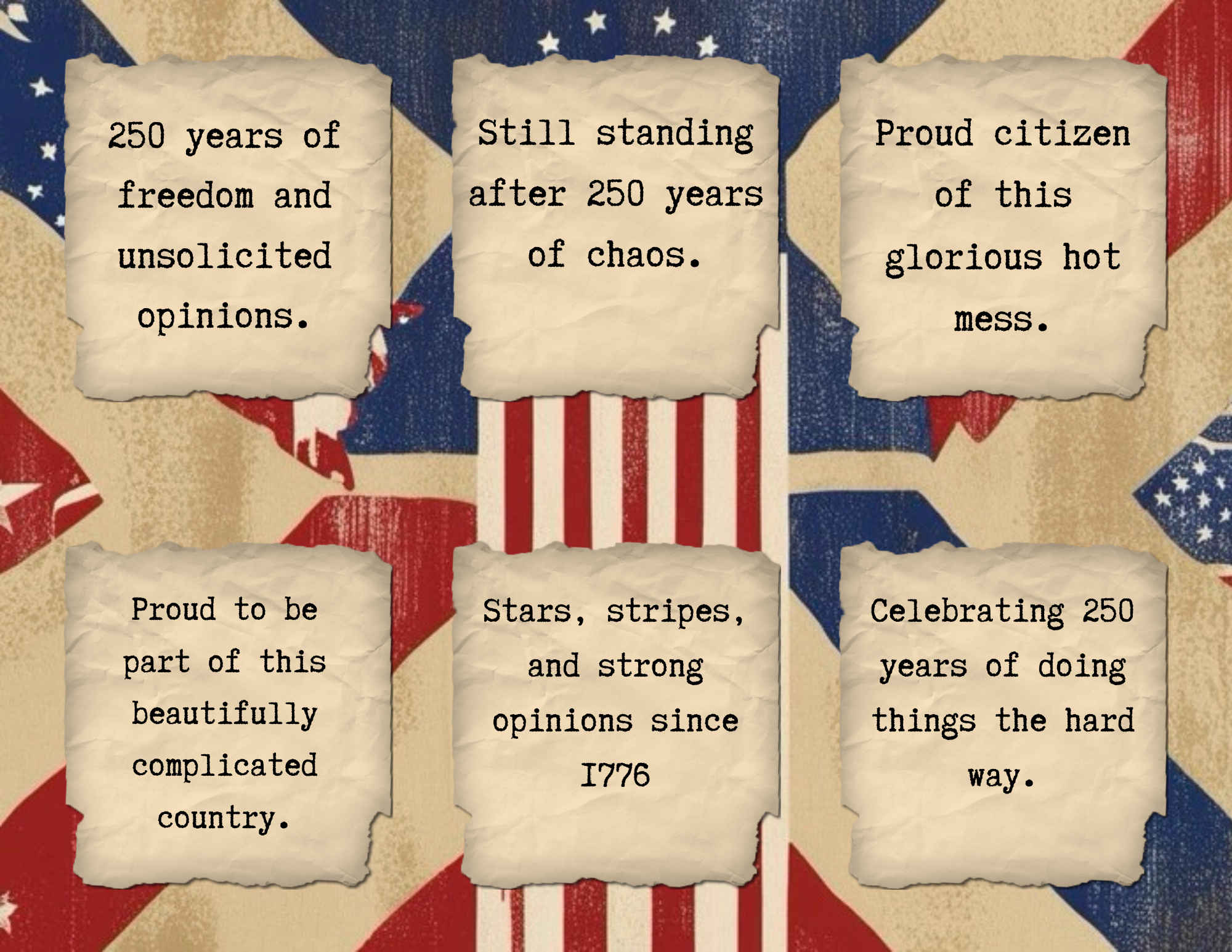 6-USA-250 {prints 6 images with text)