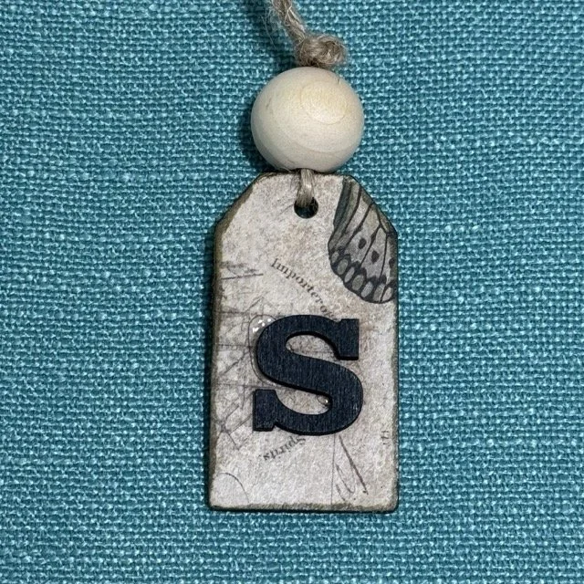 Monogram Gift Tag: S