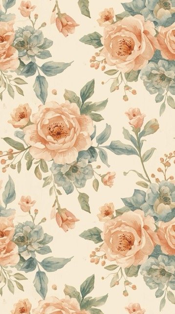 Vintage Floral Wallpaper 2
