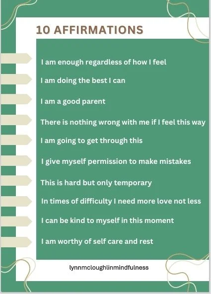 affirmation list lynn mcloughlin mindfulness