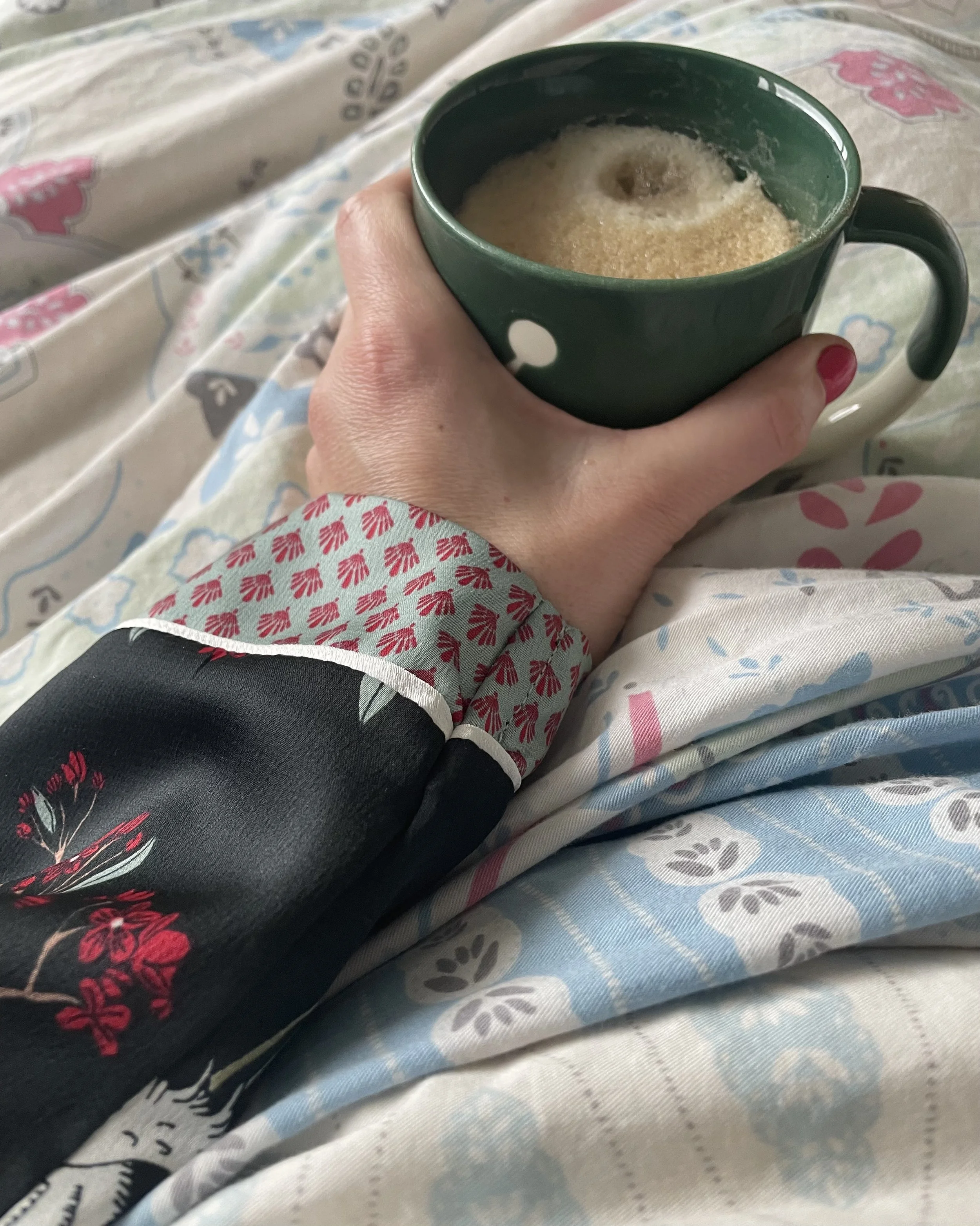 A mindful moment with a cup of tea