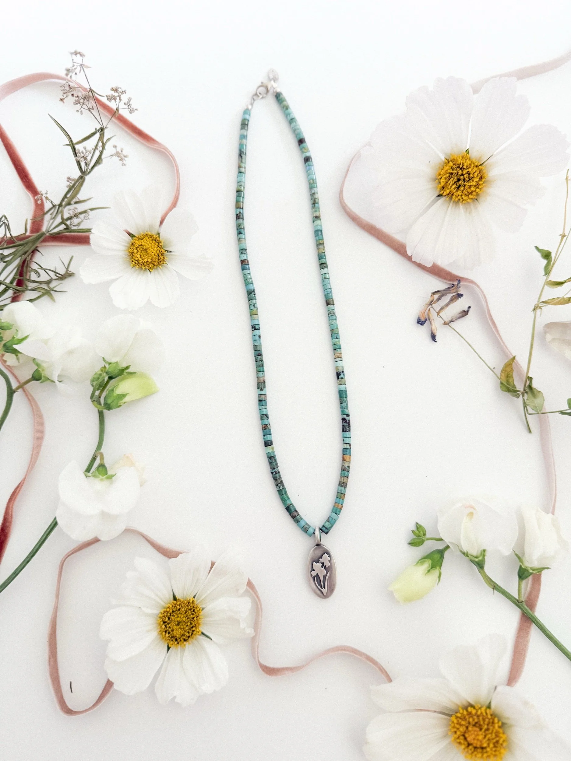 Lady Iris Turquoise Necklace