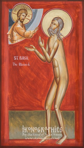 St Basil the Blessed 16x28cm 2018