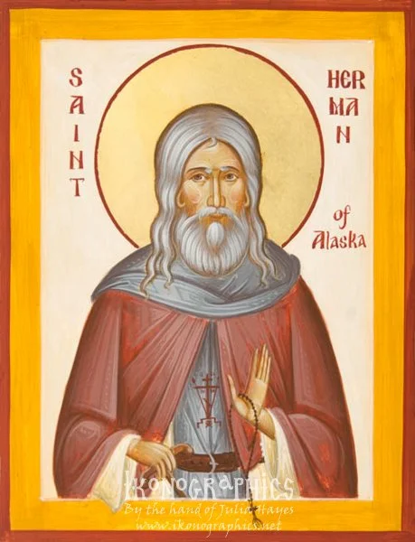 St  Herman of Alaska 15x20cm 2012