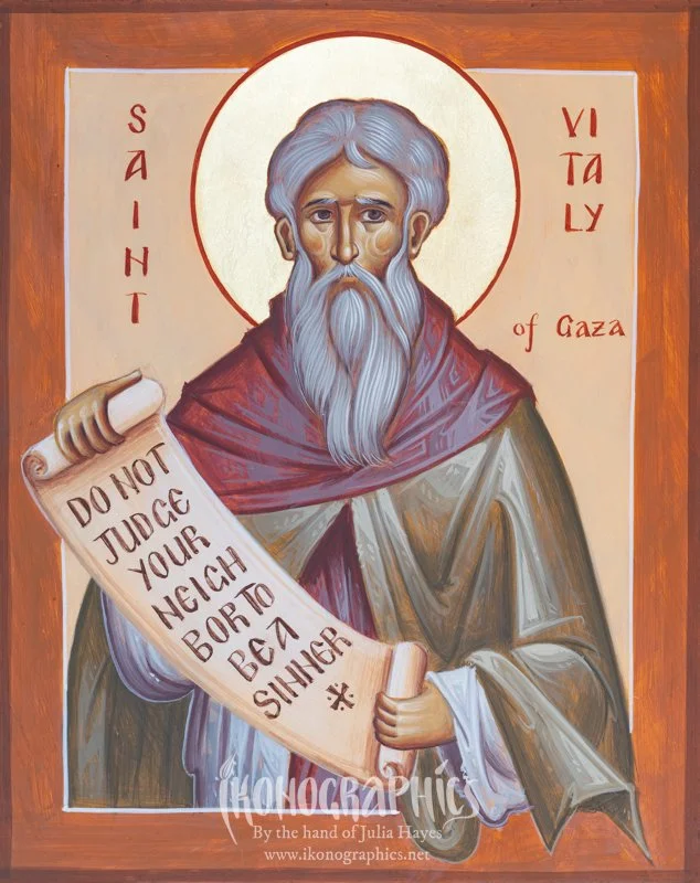 St Vitaly of Gaza 20x25cm 2026