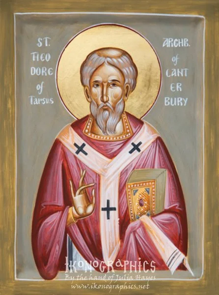 St Theodore of Tarsus 15x20cm 2016
