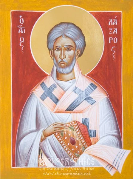 St Lazarus 18x24cm 2012