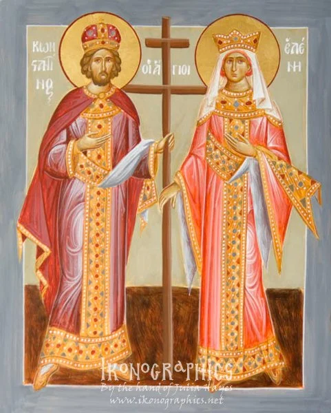 Sts Konstantine and Helen 20x25cm 2012