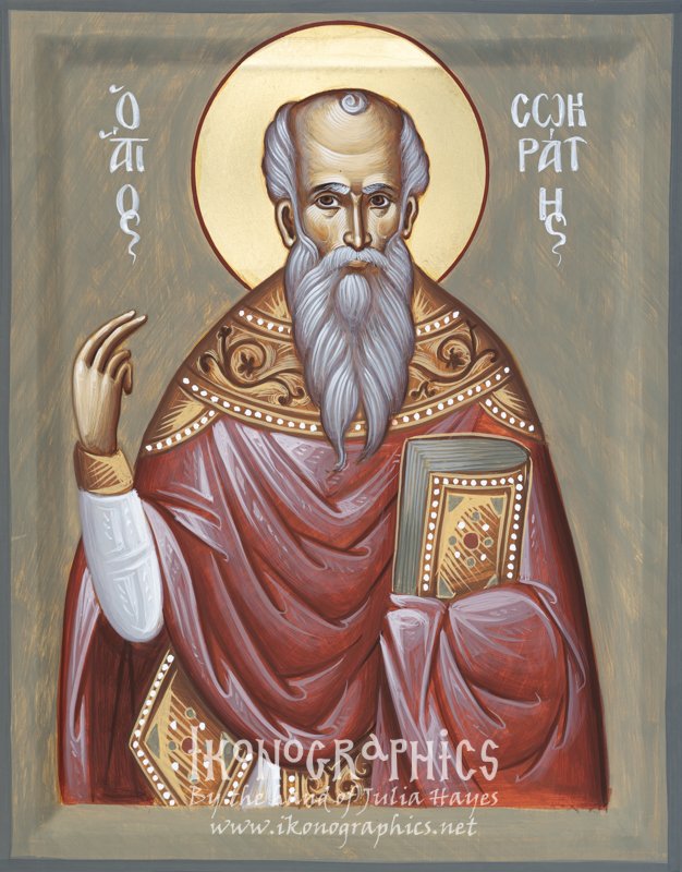 St Socrates 22x28cm 2021