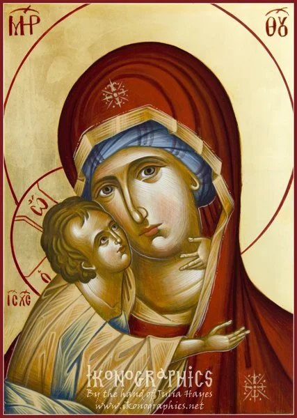Theotokos Glykophilousa 16x21cm 2010
