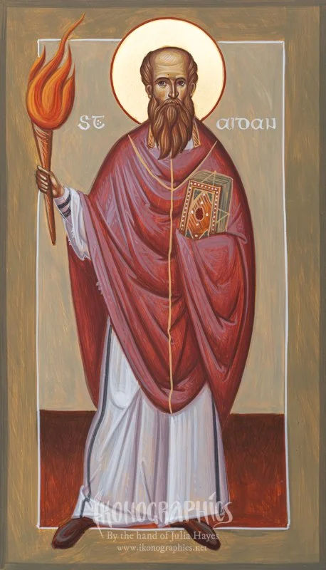 St Aidan of Lindisfarne 16x28cm 2025