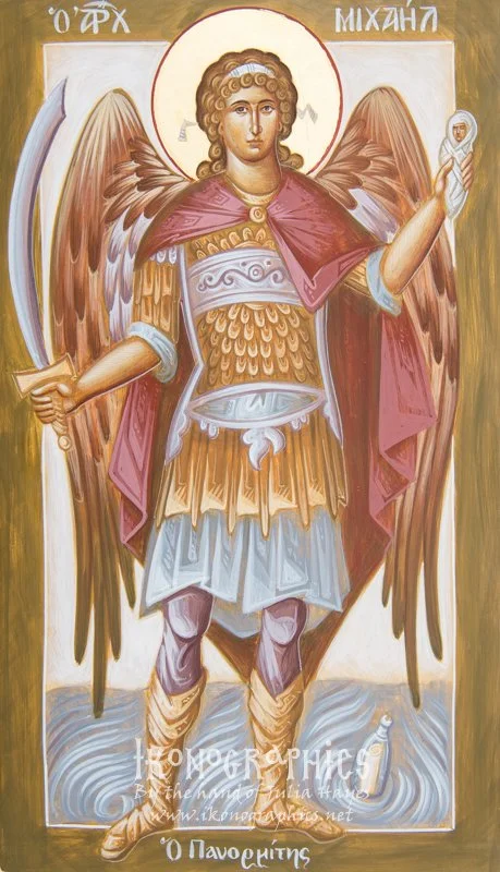 Archangel Michael Panormitis 16x28cm 2017