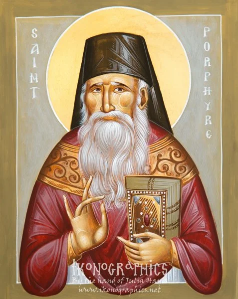St Porphyrios 20x25cm 2015