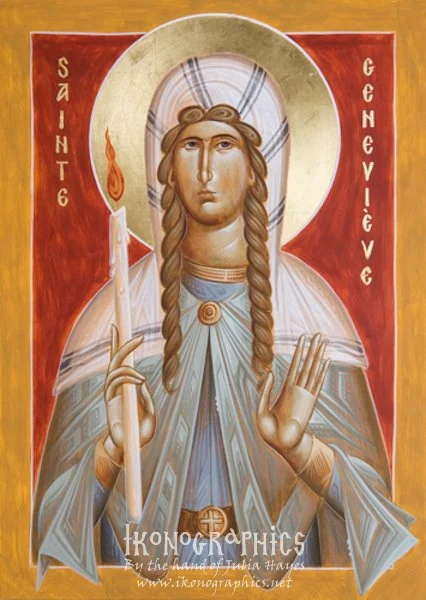 St Genevieve 25x35cm 2016