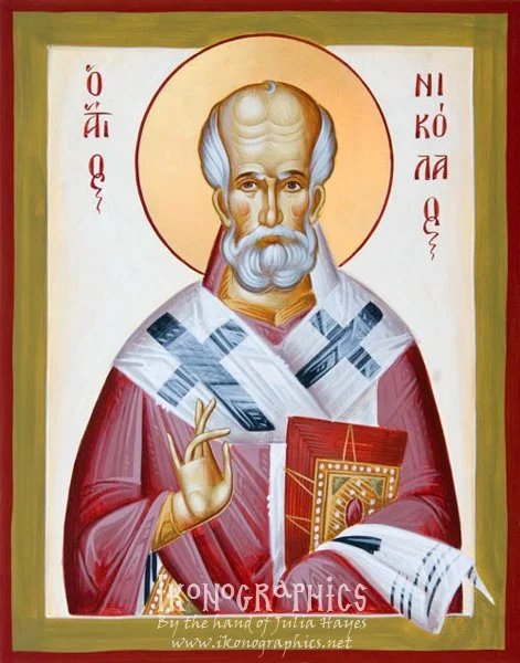 St Nicholas 22x28cm 2012