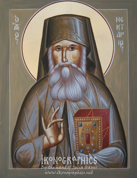St Nektarios 27x35cm 2017