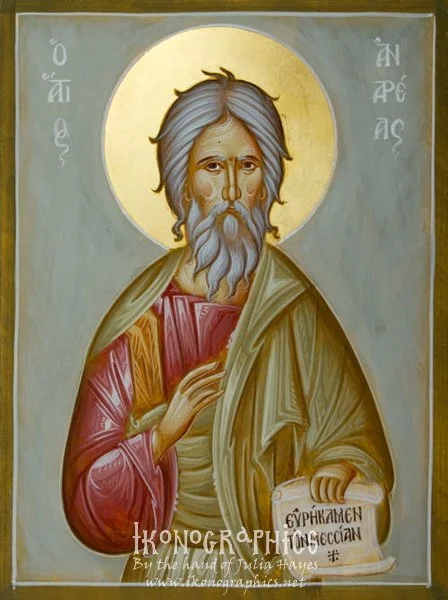 Apostle Andrew 18x24cm 2011