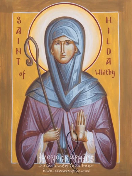 St Hilda of Whitby 15x20cm 2015