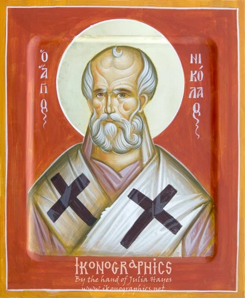 St Nicholas 17x21cm 2010