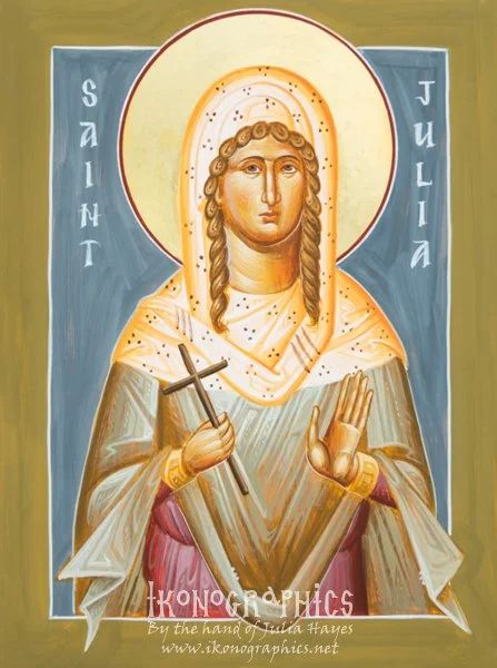 St Julia of Carthage 15x20cm 2014