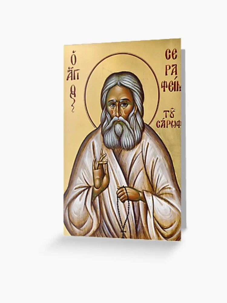 St Seraphim Icon