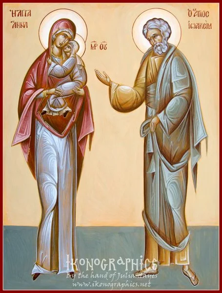 Sts Joachim and Anna 30x40cm 2010