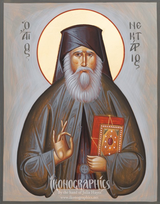 St Nektarios 22x28cm 2026