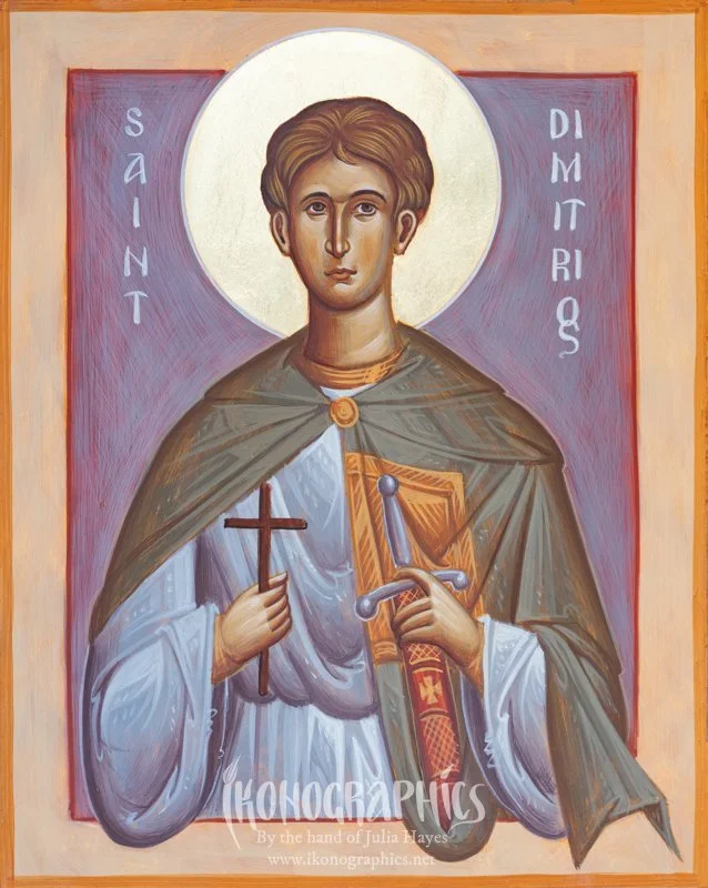 St Dimitrios the Myrrhstreamer 20x25cm 2026