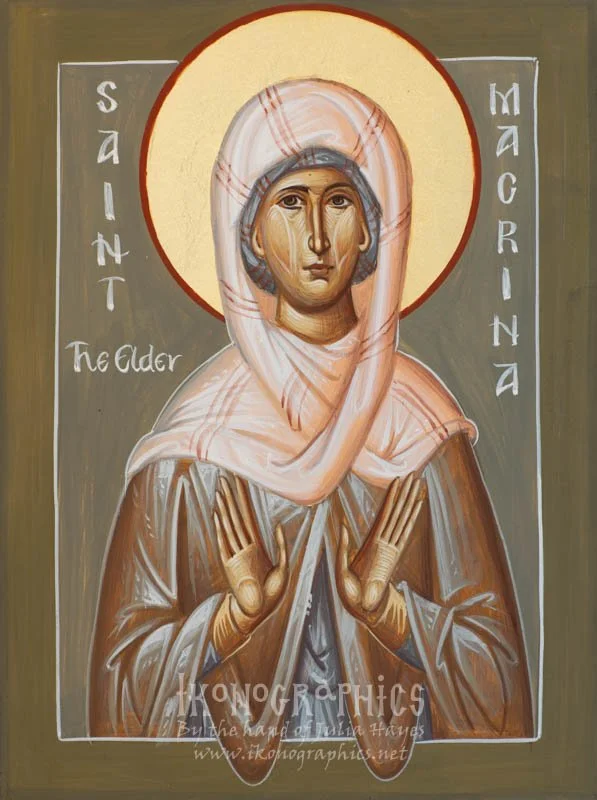 St Macrina the Elder 15x20cm 2021