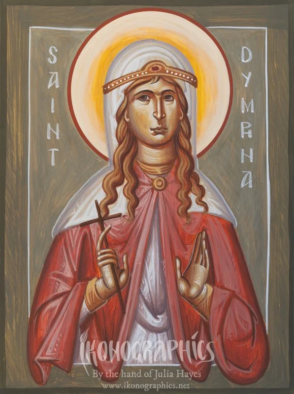 St Dymphna 15x20cm 2024