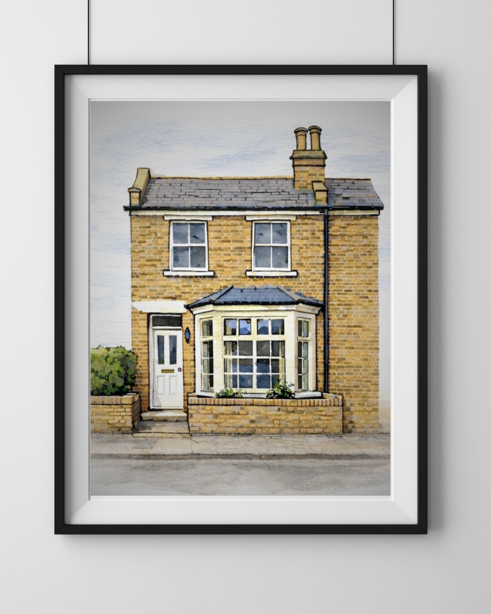 Hand Drawn House Portrait UK