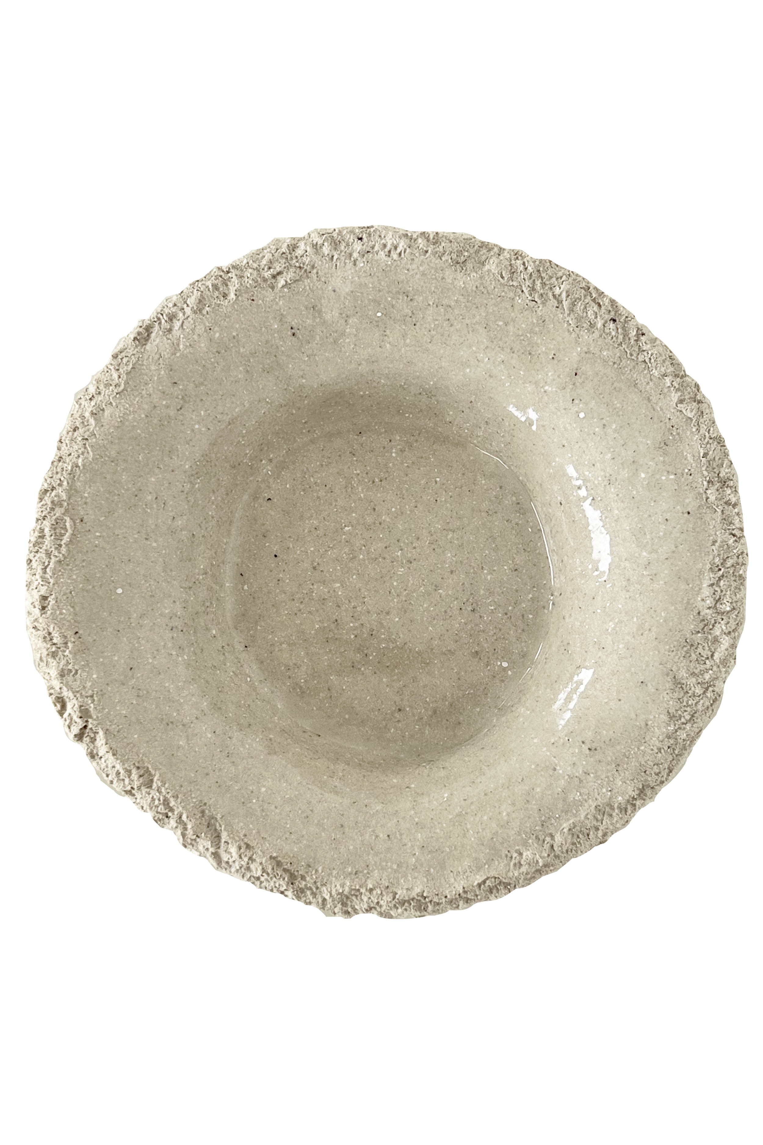 Objet 04 - La Coupelle Creuse Rocher en grès beige