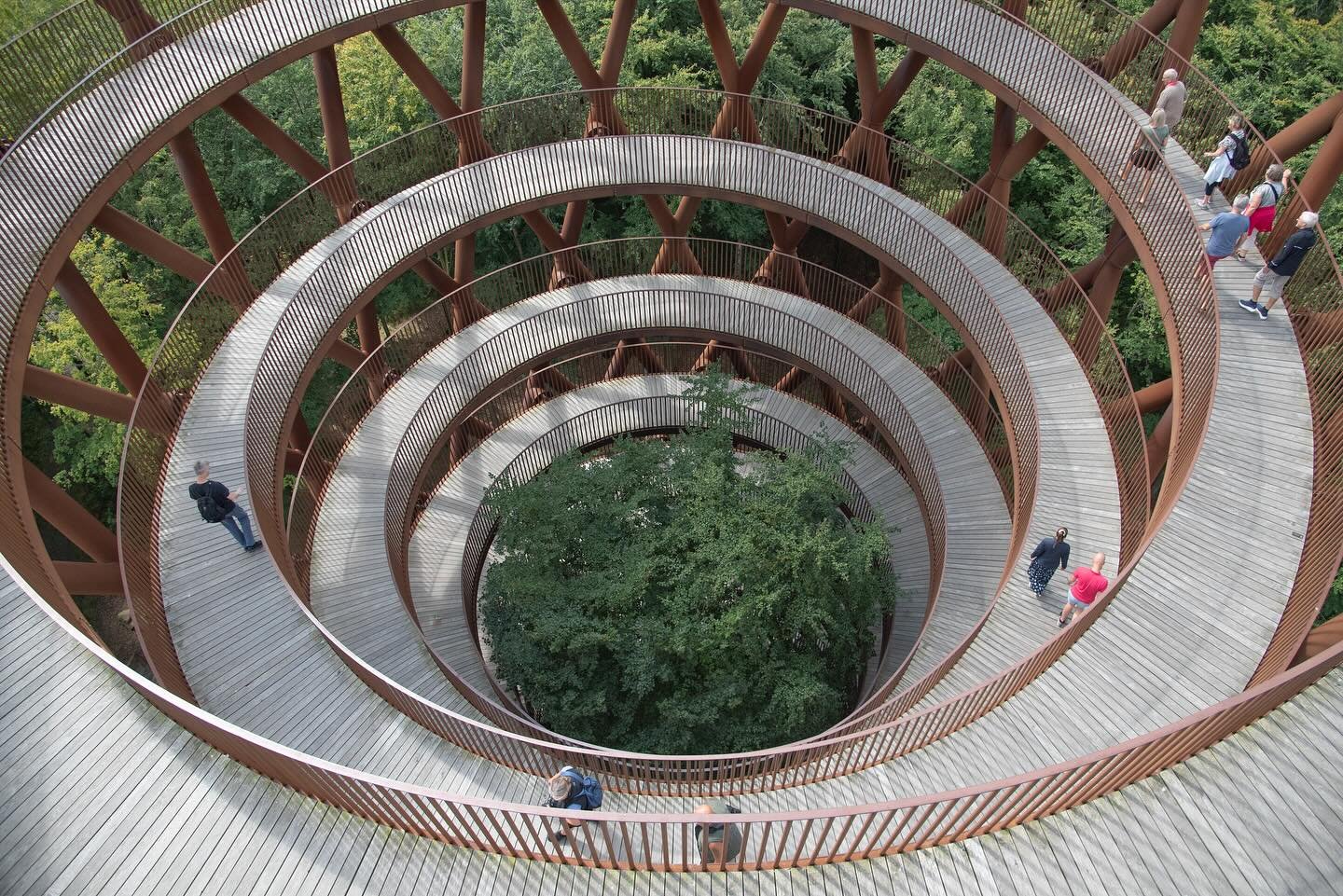 Skogstornet / The Forest Tower / Skovt&aring;rnet, k&auml;rt barn har m&aring;nga namn&hellip;
Coolt, 45 meter h&ouml;gt och 650 meter att g&aring; i cirklarna till toppen d&aring; &auml;r du ovanf&ouml;r tr&auml;dtopparna. 🌳🇩🇰😃

#theforesttower 
