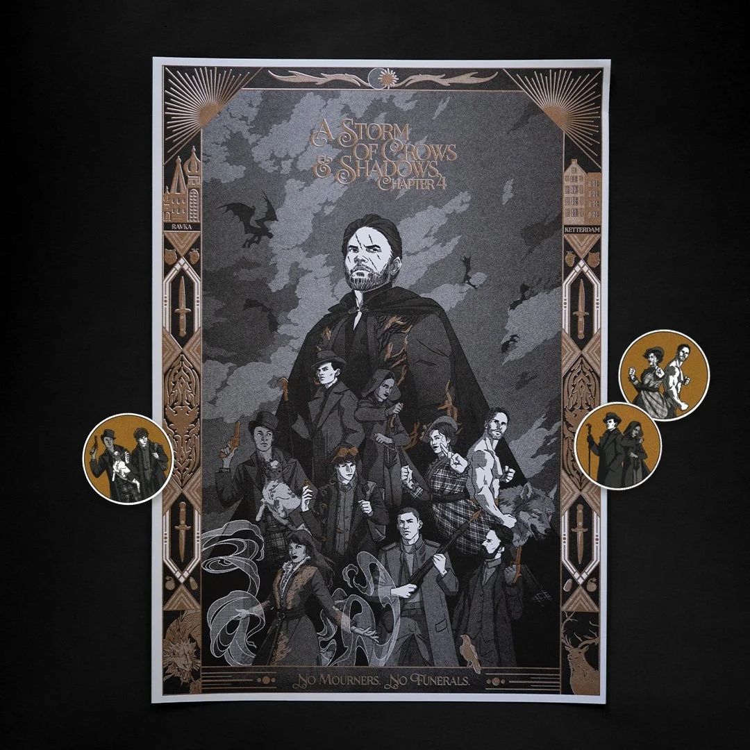 PACK Poster A3  & Stickers - ASOCAS4 | Shadow & Bone