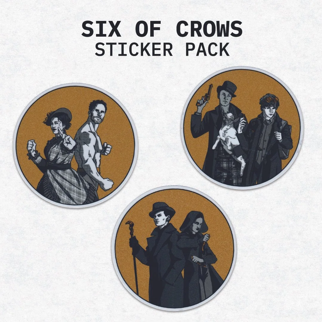 Pack de Stickers | Six Of Crows - ASOCAS