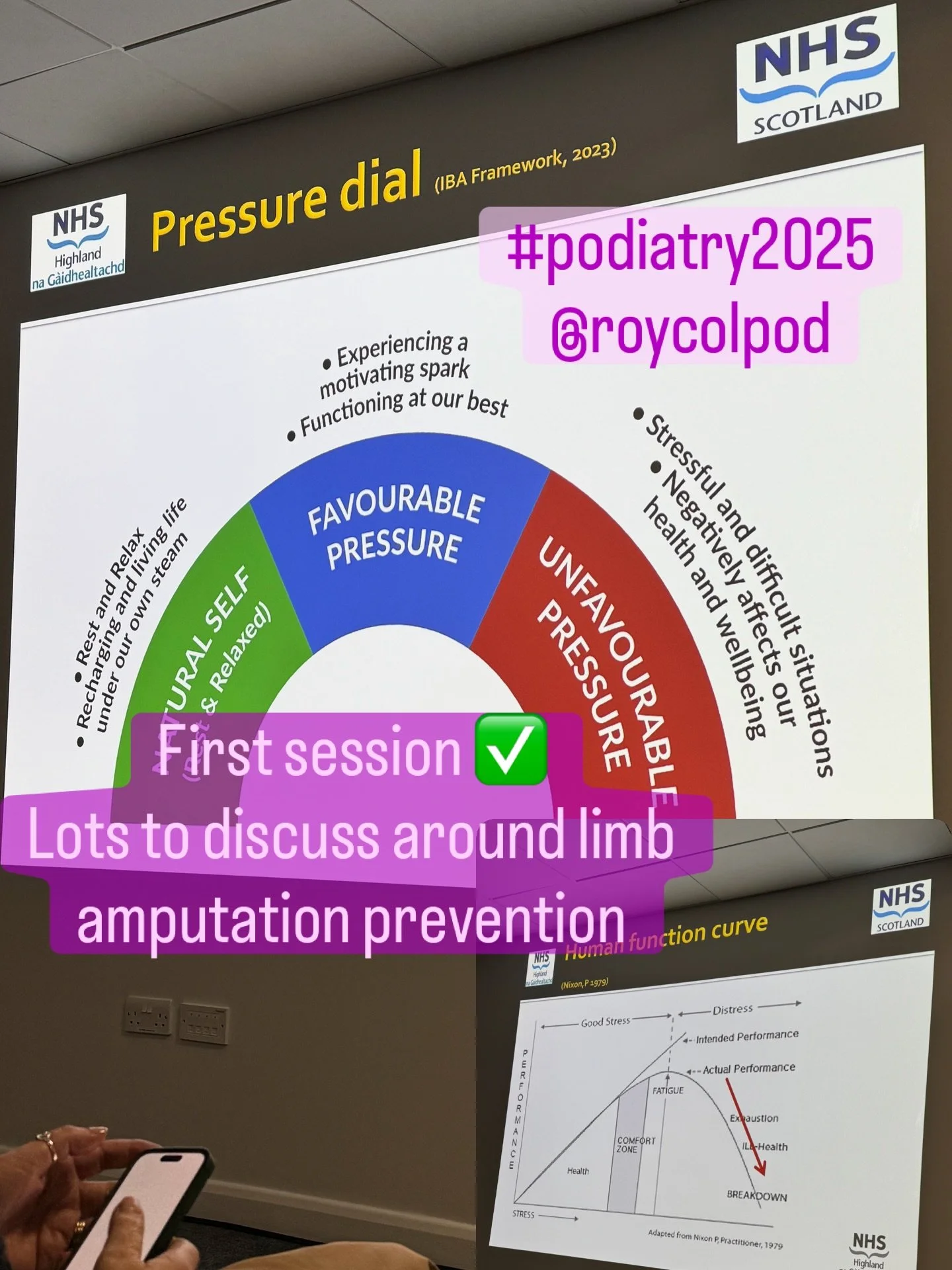 Underway day one of @roycolpod Royal College of Podiatry annual conference with diabetic limb prevention

#podiatry2025 #royalcollegeofpodiatry #podiatryuk #evidencebasedpractice #diabetesuk